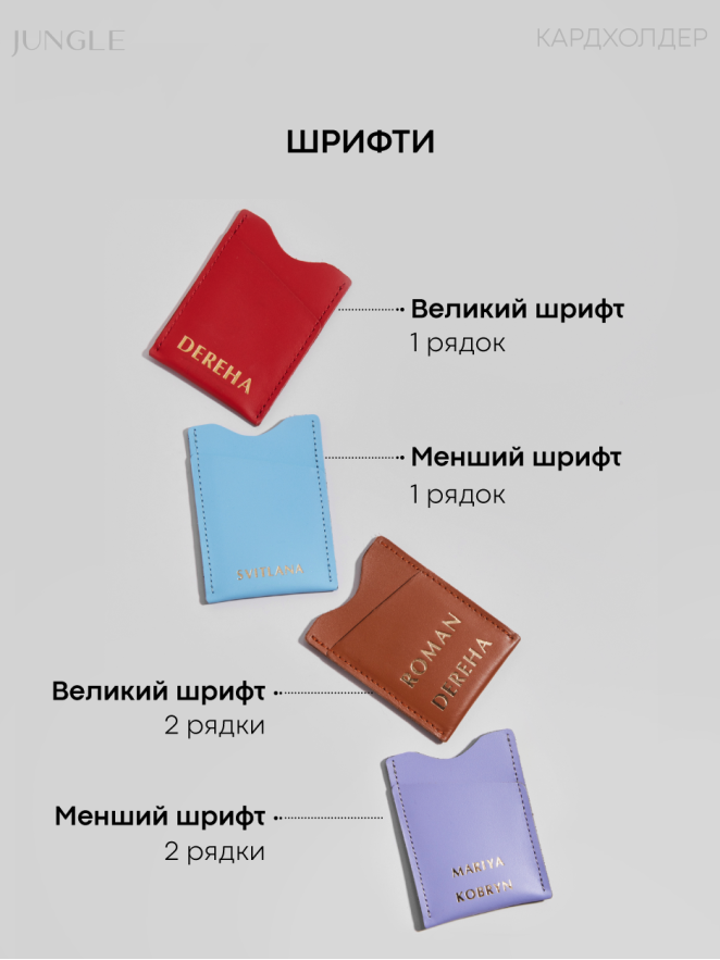 Cиній рельєфний кардхолдер / 4